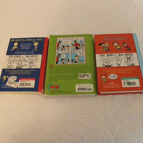 3 "Big Nate" books - reading level 7-12 yrs. old - Picture 3 of 4
